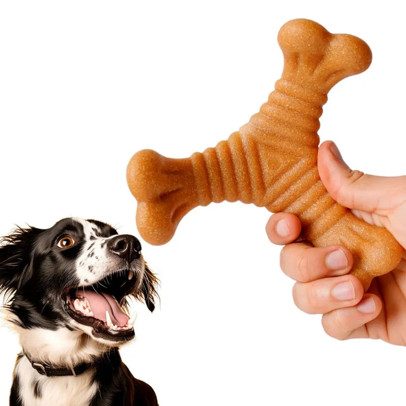 Osso Mordedor Massageador Anti-Stress para Cães – Brinquedo Divertido e Relaxante para seu Pet