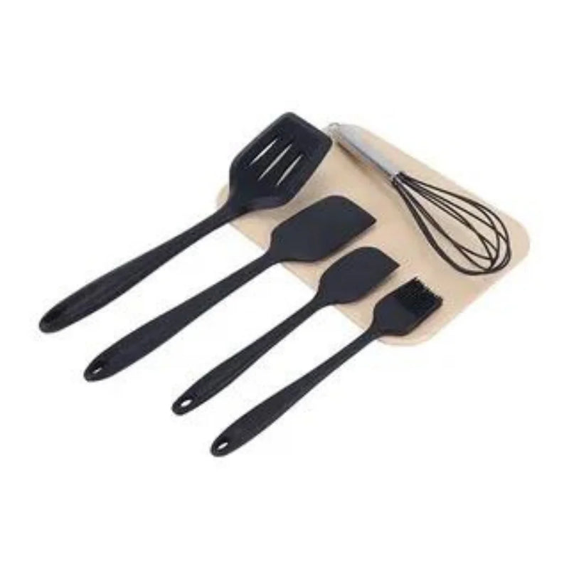 Kit 5 Utensílios de Cozinha - Design Moderno e Resistente